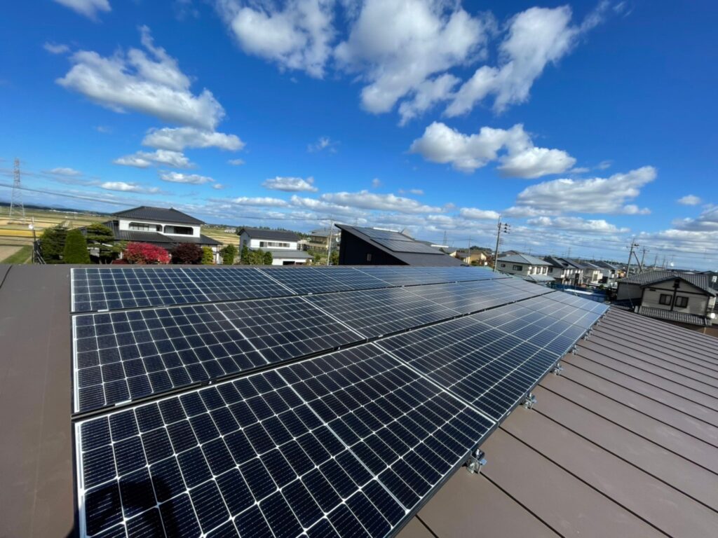 色麻町 I様邸｜パナソニック太陽光発電 5.62kW＋蓄電池 6.5kWh 設置工事