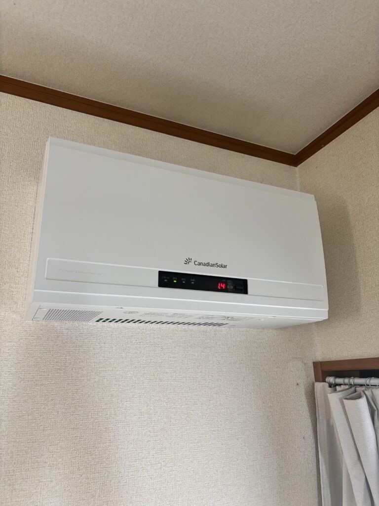 【仙台市太白区】太陽光発電が停止！パワーコンディショナー交換工事を行いましたの施工写真