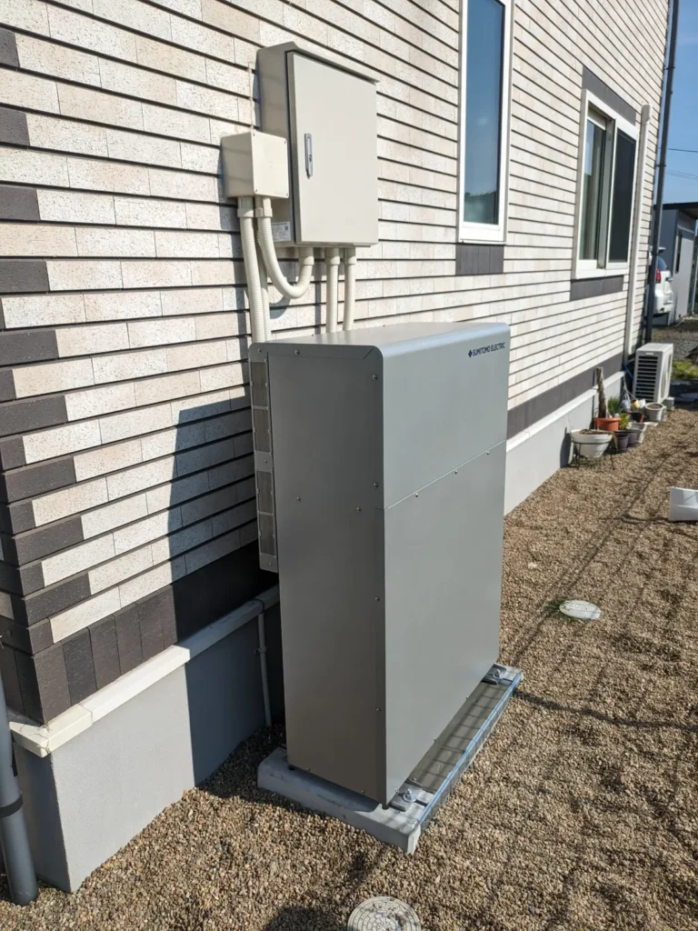 村田町｜住友電工 蓄電システムの設置工事