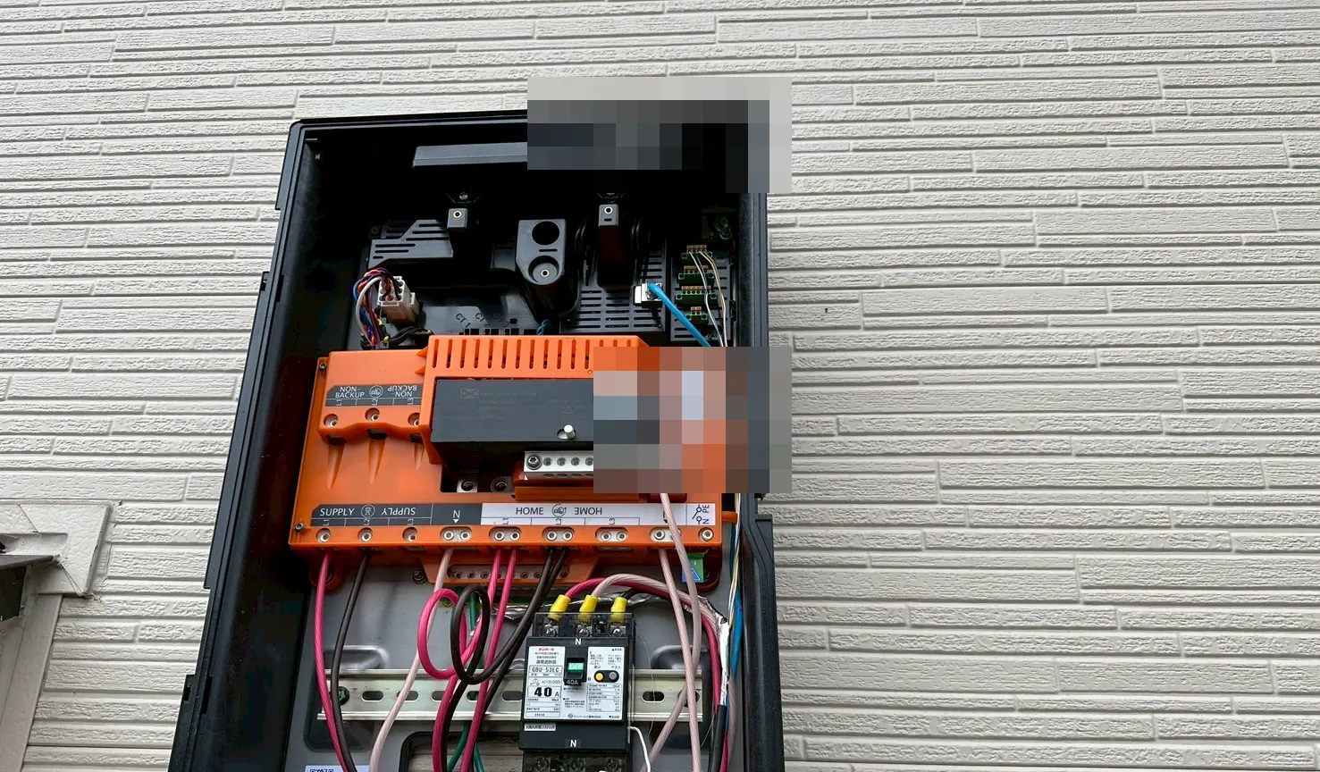 Backup Gateway 内部の配線